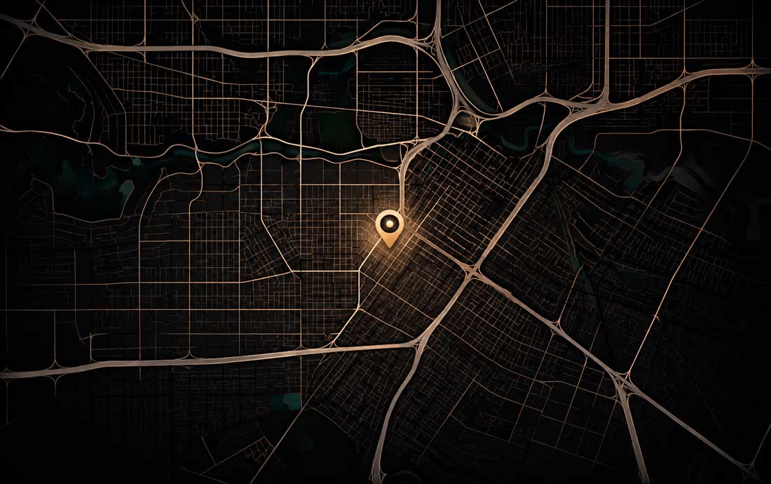 Mojo Hookah Lounge location map 3015 Bagby St Houston